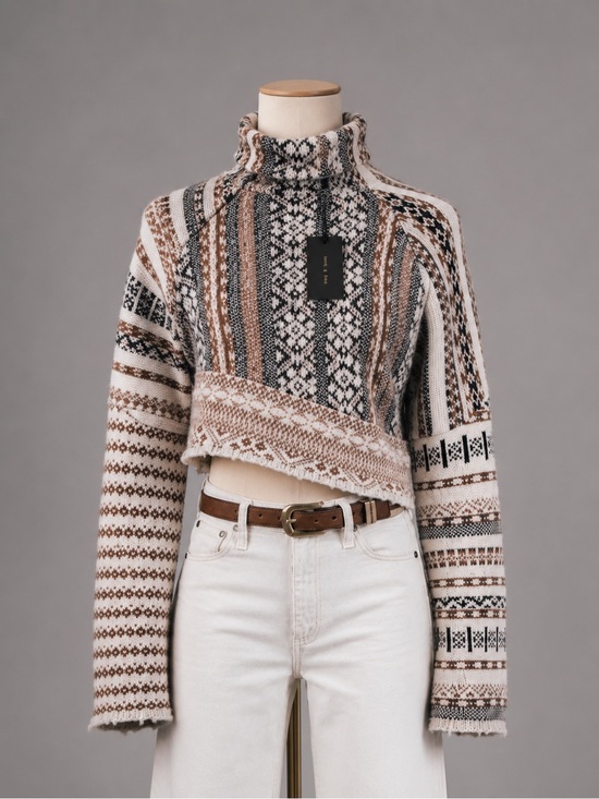 rag & bone Sweaters - Rag & Bone Hollis Fair Isle Alpaca Wool Sweater XS NWT $495 Retail